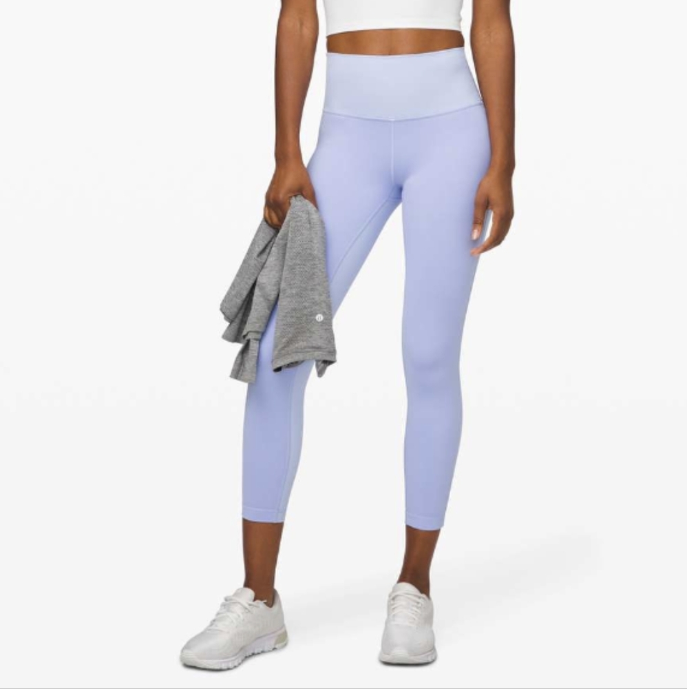Lululemon high rise 25" Wunder Under lavender dusk